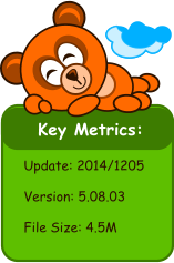 Key Metrics:  Update: 2014/1205  Version: 5.08.03  File Size: 4.5M